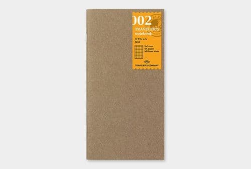 TRAVELER'S COMPANY - Refills - #002 Grid Notebook