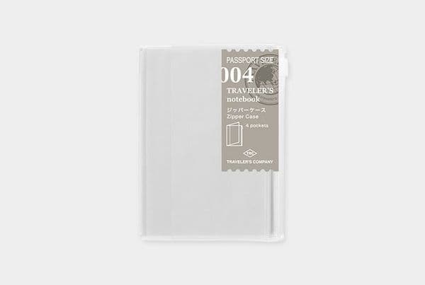 TRAVELER'S COMPANY - Refills - #004 Zipper Case (Passport Size)