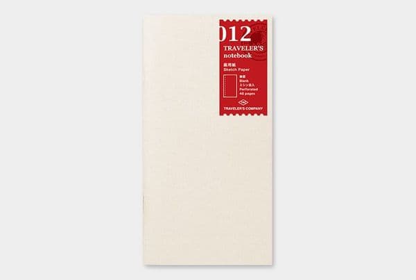 TRAVELER'S COMPANY - Refills - #012 Sketch Paper Notebook