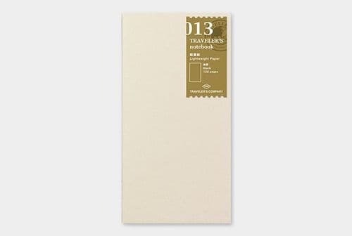 TRAVELER'S COMPANY - Refills - #013 Lightweight Paper Notebook