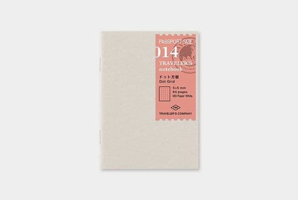 TRAVELER'S COMPANY - Refills - #014 Dot Grid (Passport Size)
