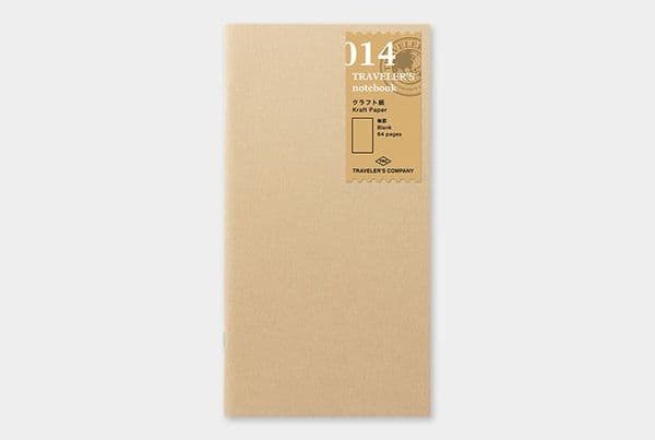 TRAVELER'S COMPANY - Refills - #014 Kraft Paper Notebook