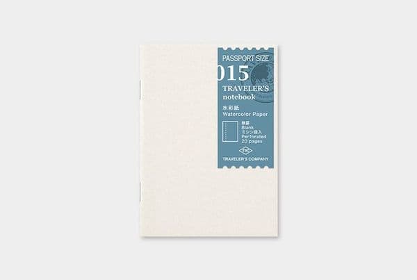 TRAVELER'S COMPANY - Refills - #015 Watercolour Paper (Passport SIze)