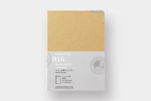 TRAVELER'S COMPANY - Refills - #016 Refill Binder (Passport SIze)
