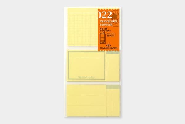 TRAVELER'S COMPANY - Refills - #022 Sticky Notes