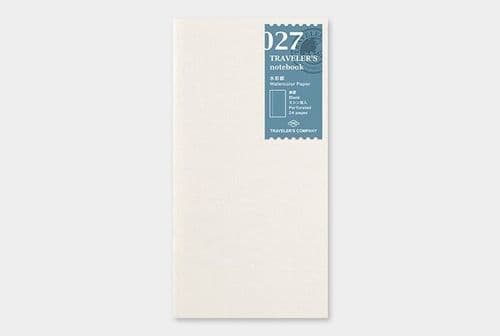 TRAVELER'S COMPANY - Refills - #027 Watercolour Paper