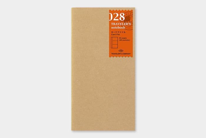 TRAVELER'S COMPANY - Refills - #028 Card File