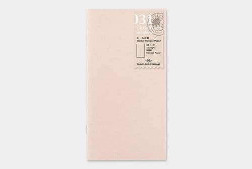 TRAVELER'S COMPANY - Refills - #031 Sticker Release Paper