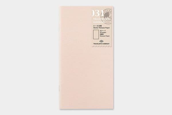 TRAVELER'S COMPANY - Refills - #031 Sticker Release Paper