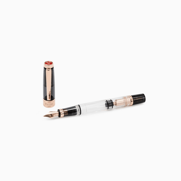 Twsbi - Fountain Pen - Diamond 580 - Smoke Rosegold II - Medium Nib