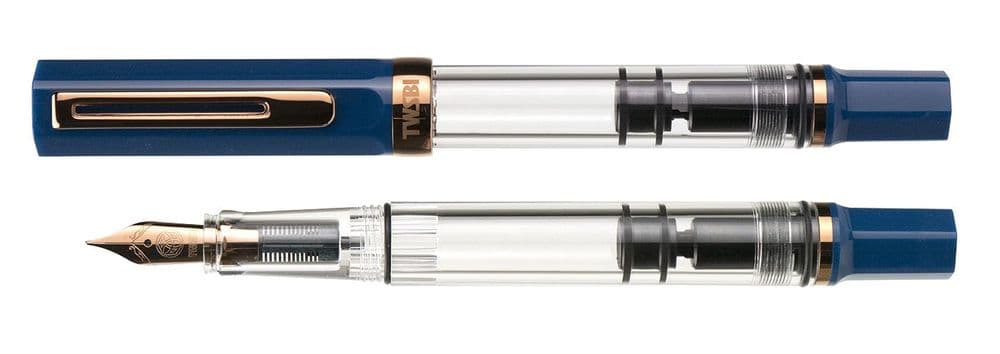 Twsbi - Fountain Pen - Eco - Indigo Blue with Bronze