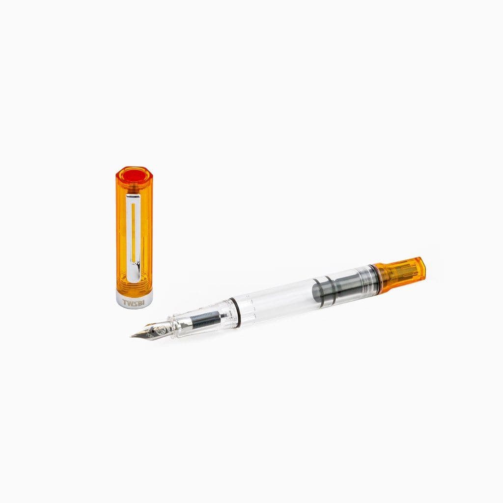 Twsbi Fountain Pen Eco Transparent Orange