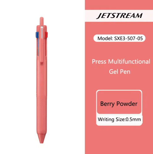 Uni - Jetstream - 3 Colour - 0.5mm - Berry Pink