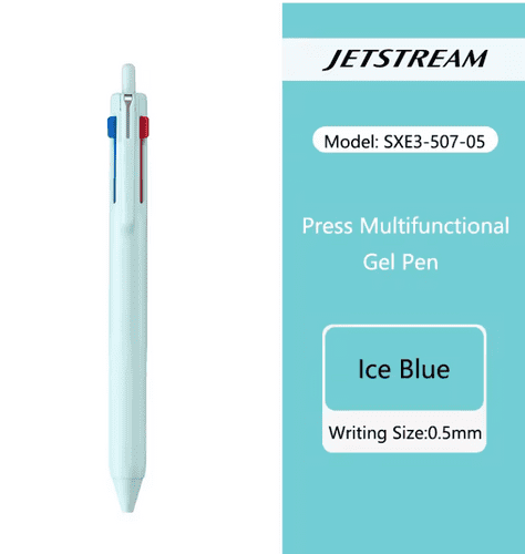 Uni - Jetstream - 3 Colour - 0.5mm - Ice Blue