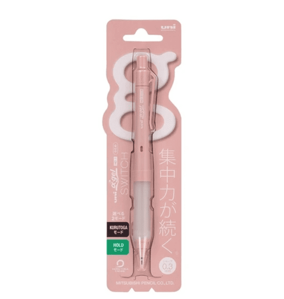 Uni - Kurutoga - Alpha Gel Switch- 0.3mm - Cotton Pink