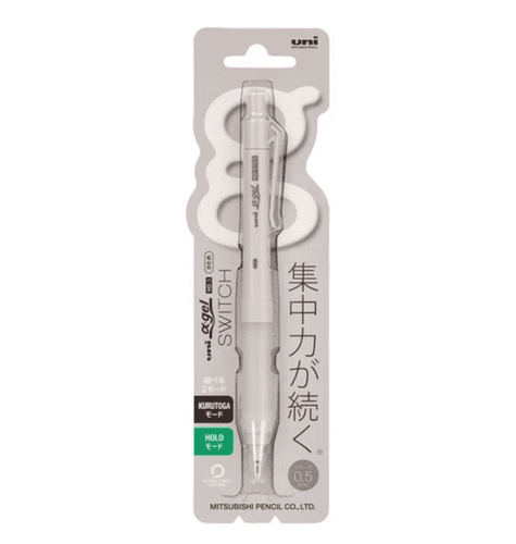 Uni - Kurutoga - Alpha Gel Switch- 0.3mm - Grey