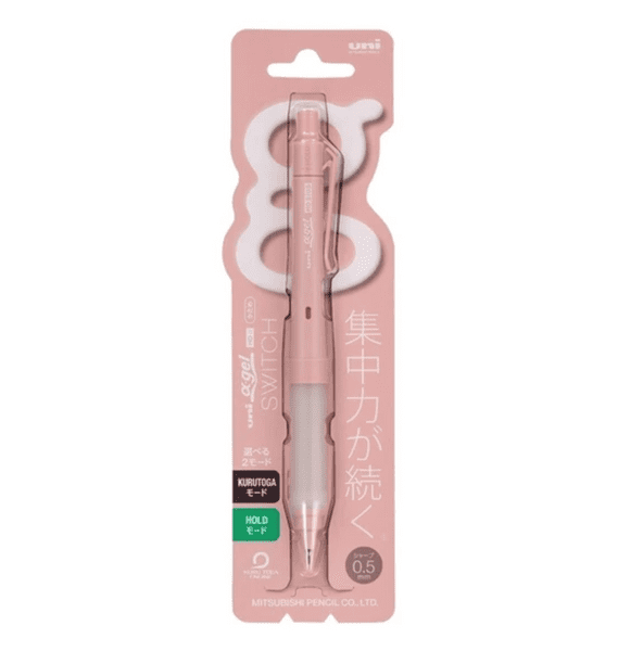 Uni - Kurutoga - Alpha Gel Switch- 0.5mm - Cotton Pink