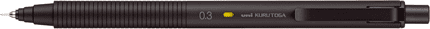 Uni - Kurutoga - Metal 0.3mm - Nocturn Black