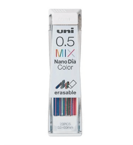 Uni - Nano Dia - Lead Refills - Colour Mix 20pcs