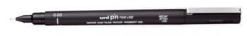 Uni Pin Fine Line Drawing Pen - Black - 0.03