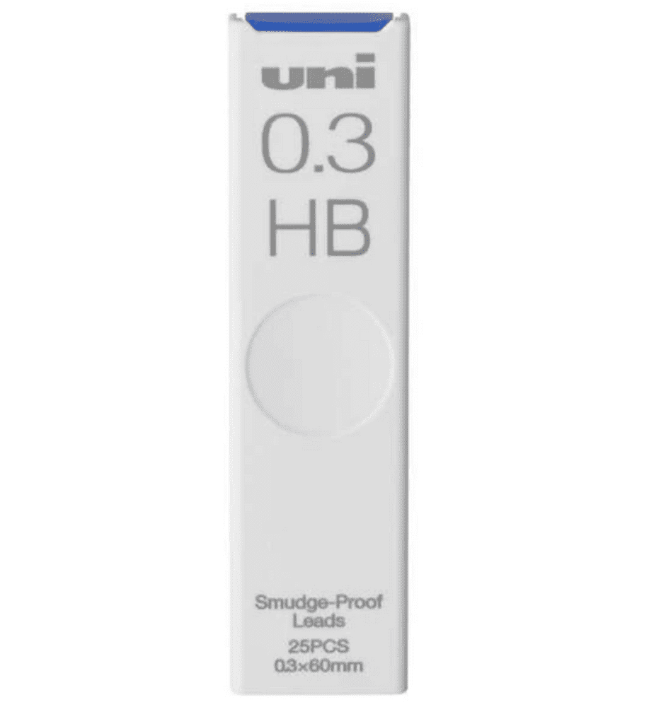 Uni - UL-S Smudge Proof - Pencil Lead Refills - 25pcs