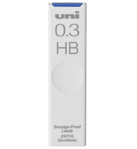 Uni - UL-S Smudge Proof - Pencil Lead Refills - 25pcs