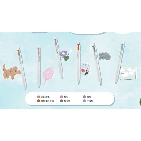 UniBall - Uni One 0 38mm - Summer Yuru Matope - Goldfish Bowl