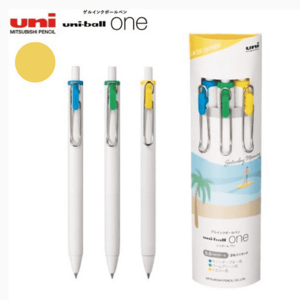 UniBall - Uni One 0.38mm - City Pop Colours - Saturday Mornign Set