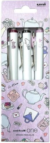 UniBall - Uni One 0.38mm - Saitama Collection - Set of 3 (Lavender)