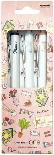 UniBall - Uni One 0.38mm - Saitama Collection - Set of 3 (Orange)