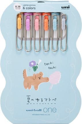 UniBall - Uni One 0.38mm - Summer Yuru Matope - Set