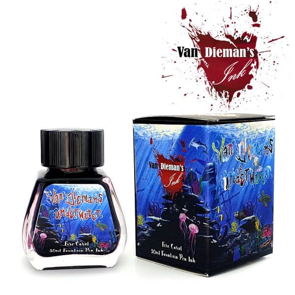 Van Dieman Inks - Series #7 Underwater Series - Fire Coral High Saturation