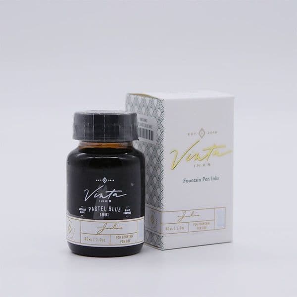 Vinta Inks - Fountain Pen Ink 30ml - Julio (Pastel Blue) Shimmer