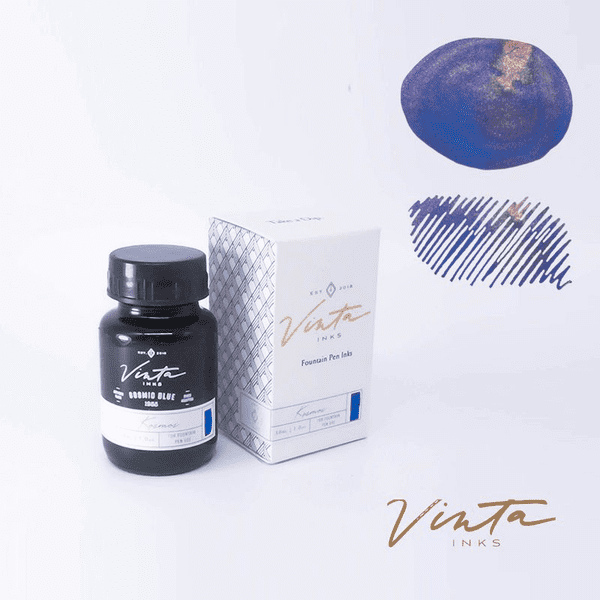 Vinta Inks - Fountain Pen Ink 30ml - Kosmos (Cosmic Blue) Shimmer