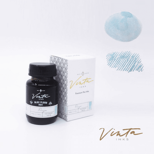 Vinta Inks - Fountain Pen Ink 30ml - Perya (Blue Floss)