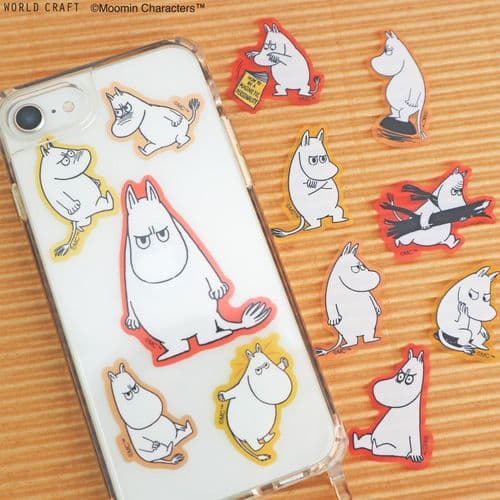 World Craft - PET Flake Stickers - Angry
