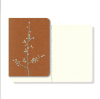 Yamamoto Paper - Ro-Biki-Note - 5mm Dot - Branch Flowers