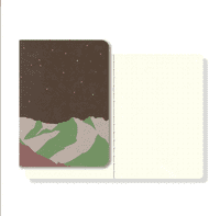 Yamamoto Paper - Ro-Biki-Note - 5mm Dot - Mountain Night