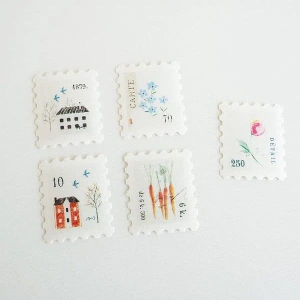 Yohaku - Flake Stickers - Tegami 002