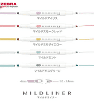 Zebra Pens - Mildliners - Individual Colours - Calme and Mild