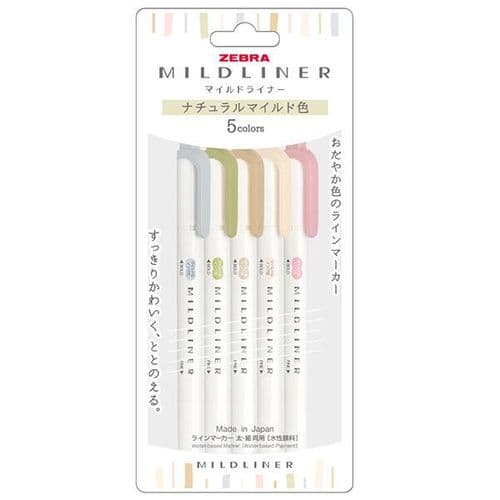 Zebra Pens - Mildliners Set - Earth Set