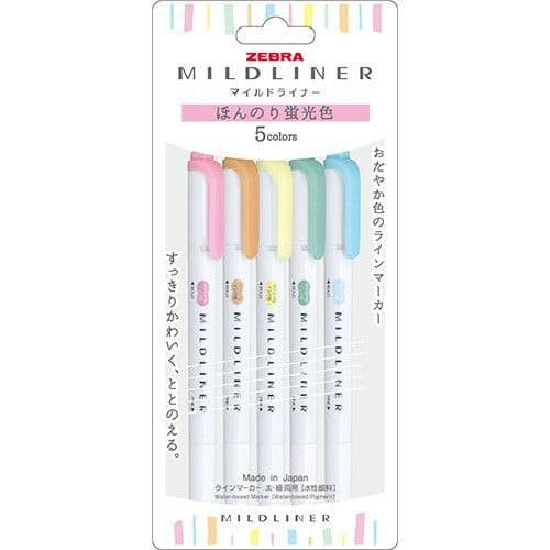 Zebra Pens - Mildliners Set - Fluorescent