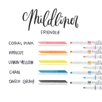 Zebra Pens - Mildliners Set - Friendly