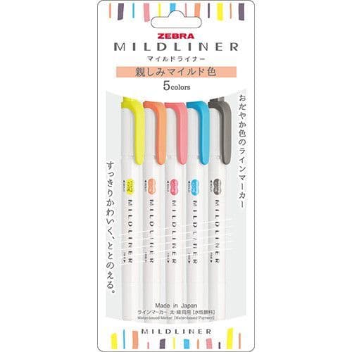 Zebra Pens - Mildliners Set - Friendly