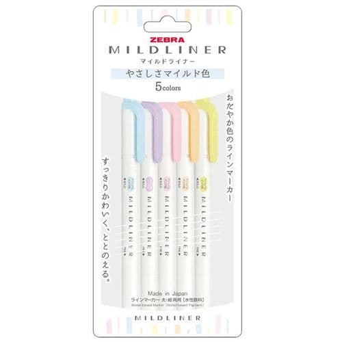 Zebra Pens - Mildliners Set - Gentle