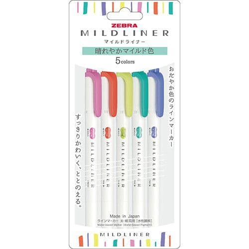 Zebra Pens - Mildliners Set - Refresh Bright