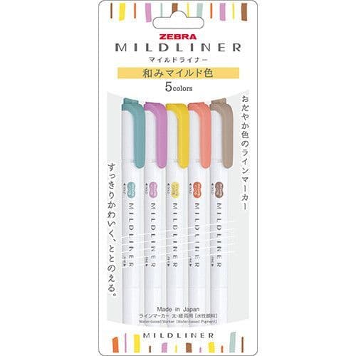 Zebra Pens - Mildliners Set - Warm