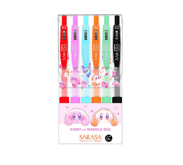 Zebra Pens - Sarasa Clip 0.5mm - Kirby & Waddle Dee Dream Land Set