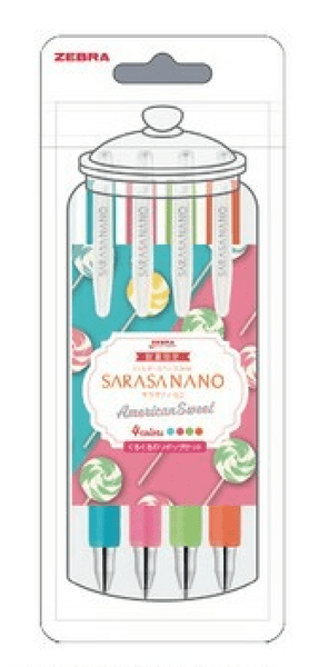 Zebra Pens - Sarasa Nano 0.3mm - American Sweets Edition - Lollypop