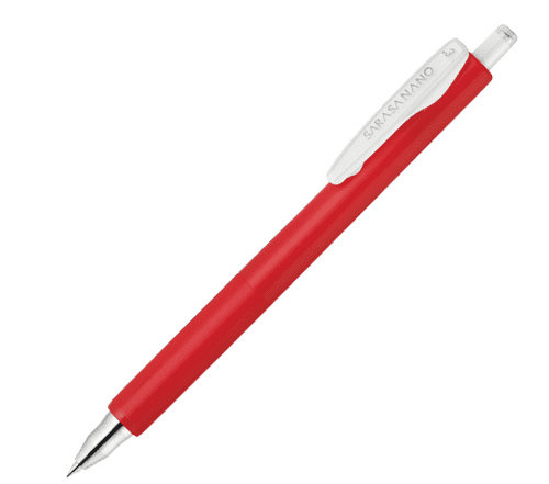 Zebra Pens - Sarasa Nano 0.3mm - Red